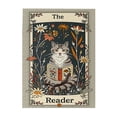 thumbnail image 1 of 500 PCS 500 Piece Wooden Jigsaw Puzzles Cat'S Reading Time,Unique And Beautiful Design,Enjoy The Puzzle Solving Process,Funny Animal Whimsical Jigsaw Pieces,Gift For Cat & Reading Lovers, 1 of 6