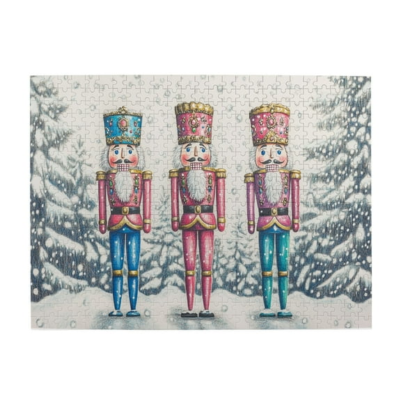 500 PCS Puppet King Soldier Wooden Puzzles For Adults 500 Pieces,Brain Challenge,Wonderful Imagination,Classic Puppet King Soldier Jigsaw Puzzles,Great For Relaxation And Display For Puzzle Lovers