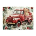 500 PCS Red Truck Christmas Gifts Wooden Puzzles 500 Piece,Enjoy The