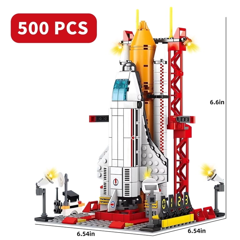 500 PCS Space Shuttle Building Block Toys Set, STEM Educational