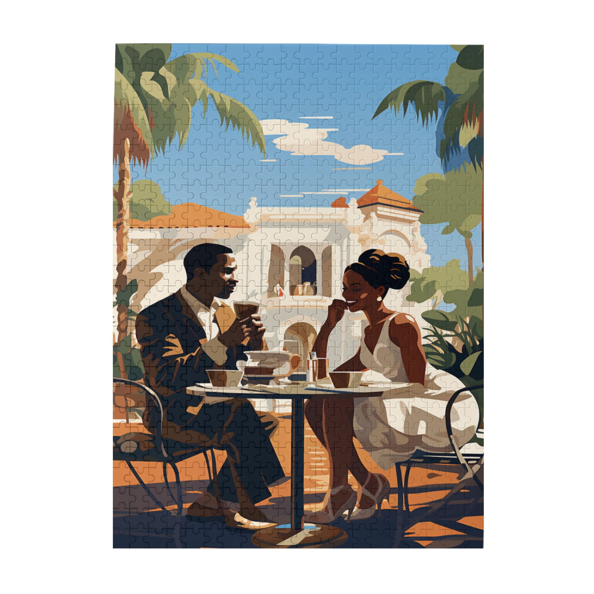 High Tea Puzzle 500 PCS Summer Afternoon Tea 500 Piece Puzzle For Adults,Stress ...
