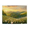thumbnail image 1 of 500 PCS Vibrant Sunrise Garden 500 Piece Puzzle For Adults,Unique And Beautiful Design,Enjoy The Puzzle Solving Process,Charm Garden Flower Art Wooden Jigsaw Puzzles 500 Piece,Stunning Artwork, 1 of 6