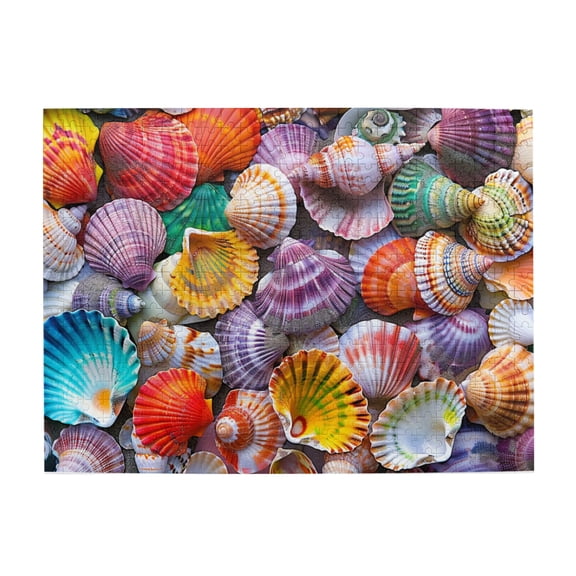 500 PCS puzzles for adults 500 pieces Conch,Creative Activity Hobbies for Adults,Classic Conch Modern Adults Puzzles,Impossible Hard Difficult Challenging Puzzles for Adults,Stress relieving puzzle
