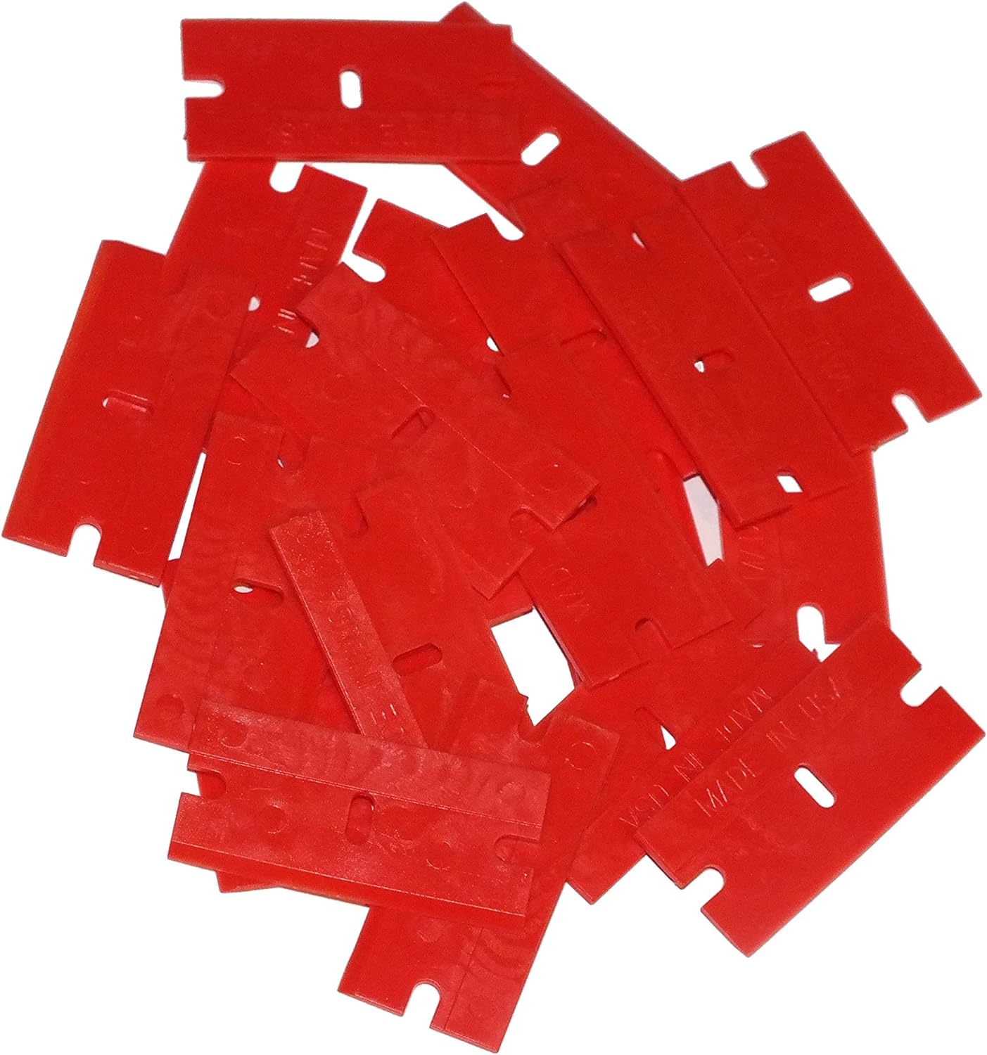 500 PK Single Edge Plastic Razor Blades