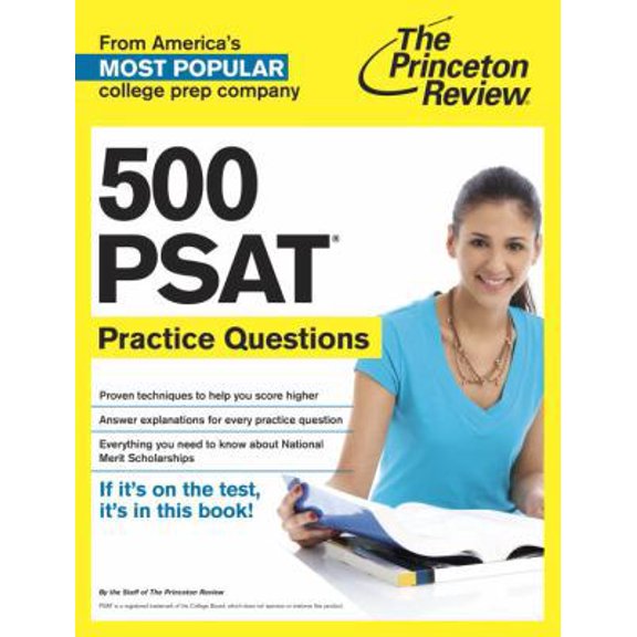 Pre-Owned 500 PSAT Practice Questions (College Test Preparation) (Paperback) 0804124841 9780804124843