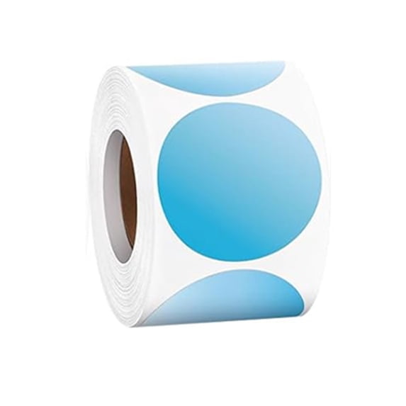 500-Pack 1-Inch Color Dot Stickers, 2.5cm Round Adhesive Labels for ...