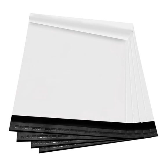 500 Pack 10x13 White Shipping Bags – Mailers with Strong Adhesive, Lightweight Mailing Envelopes for Clothing, T-Shirts, Online Orders
