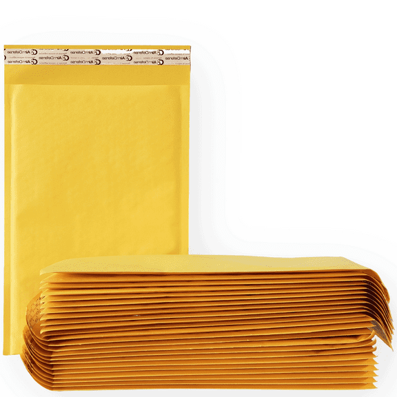 500 Count #3 8.5x14.5 Kraft Bubble Mailers Heavy-Duty Padded Shipping Envelopes