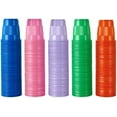 thumbnail image 1 of 500 Pack 3 oz Plastic Party Cups, Disposable Bathroom Cups in Assorted Colors Can Be Used for Tasting Jelly Party Shot, 1 of 6