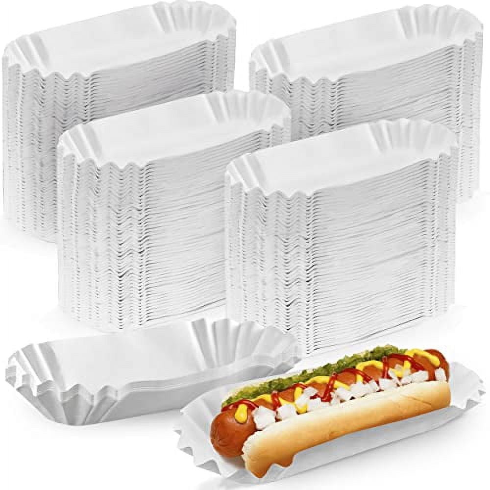 Hemoton 500 Sheets Oil-Absorbing Paper Grease-Proof Papers Baking Papers  Food Trays Disposable Toasters hot Dog Wrappers Kitchen Oil Absorbing Paper