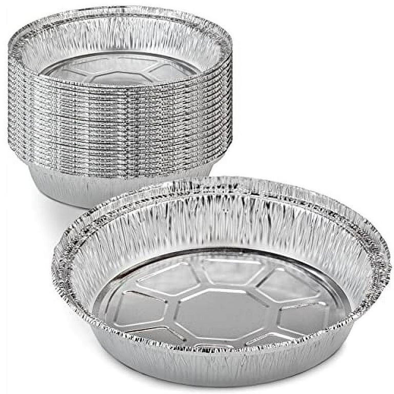 Round Aluminum Container, 37 oz, 8 Round Aluminum Container, 37 oz, 8