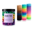 thumbnail image 1 of 500 Pack Baby Hair Ties for Toddlers and Girls, Soft Elastic Ponytail Holders in 5 Color Themes, 1 of 7