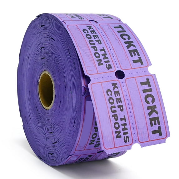 500-Pack Color Tearable Admission Coupon Voucher for Events Food and Prize Draws Multi-Use Paper Tickets with Sturdy Design Social Engagement Features and Attractive Patterns