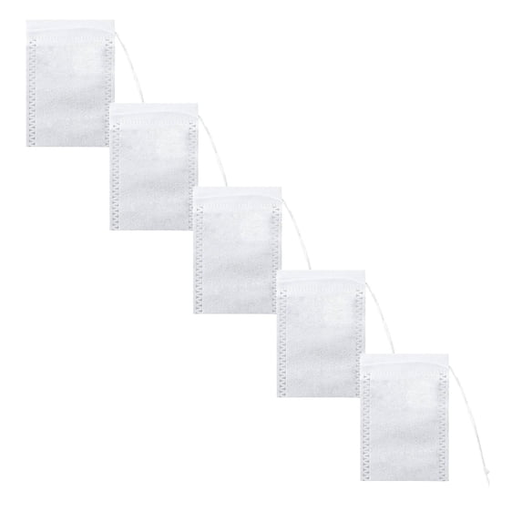 500 Pack Disposable Empty Tea Bag Set, Filter with Easy to Fill And Seal for Loose Tea Herbs Diy Infusions Cooking, By VINOIC