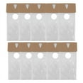 thumbnail image 1 of 500 Pack Door Hanger Bags 6inch X 12inch, Clear Door Hanger Bags Protects Flyers, Brochures, Notices, Printed Materials, 1 of 8