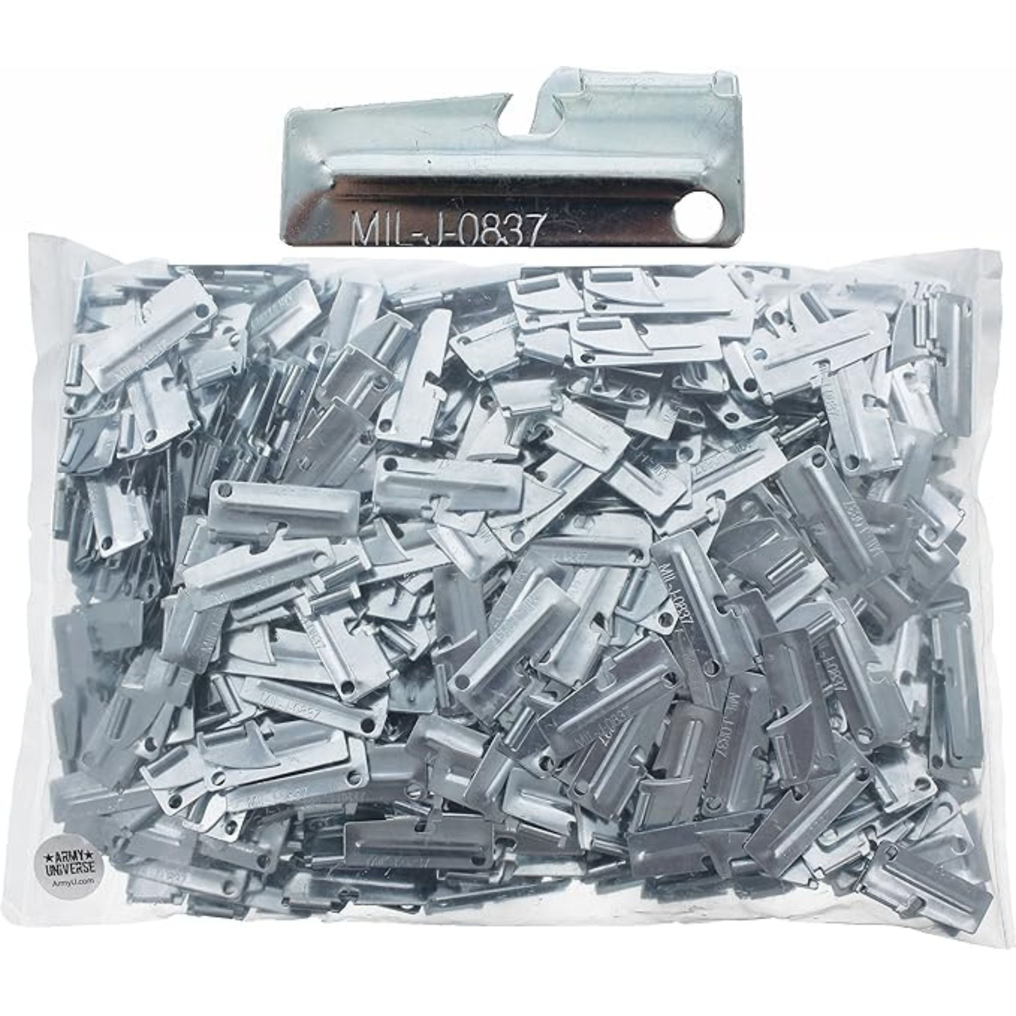 500 Pack P-38 Can Openers–Military Survival Army Can Opener Wholesale P38 Silver