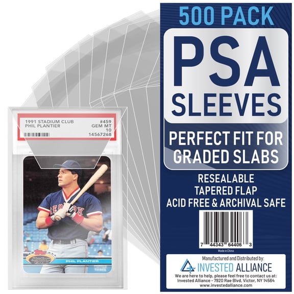 500 Pack -PSA Slab Sleeves
