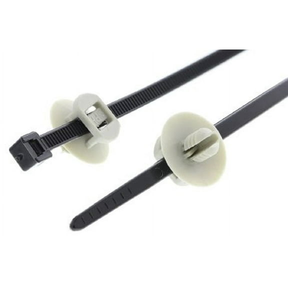 500 Pack of HellermannTyton 150mmx3.6mm Black Nylon Cable Tie T30RFT5 150-55940