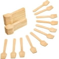 thumbnail image 1 of 500 Packs Mini Wooden Spoons 3.74 Inches Tasting Spoons Disposable Mini Square End Ice Cream Wooden Spoons Wood Mini Taster Spoons Gelato Spoons Disposable for Crafts Ice Creams Sampling Tasting, 1 of 7