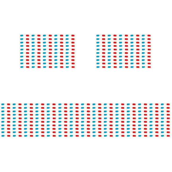 Foxnovo Anaglyph 3D Paper Glasses Assorted Color Red Cyan Lightweight for Movie Viewing 500Pcs