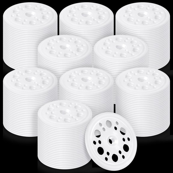 500 Pcs 1.77 Inch/ 45 mm Plastic Washers Foam Board Insulation Load Spreading Polypropylene Washers for Fixing and Supporting Rigid Foam Spreading for Screws Nail