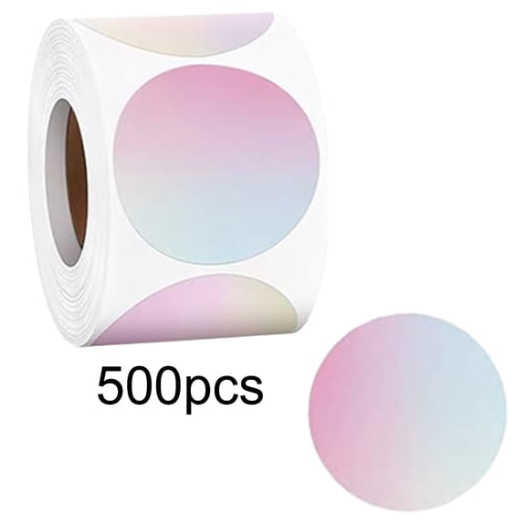 500 Pcs 1 Inch Colored Dots Markings Stickers for Decoration,Self Adhesive Round Labels in Gradient Colors,for Organizing Scrapbooking Gift Packaging Crafts