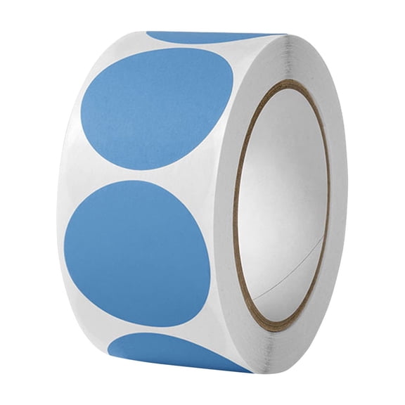 500 Pcs 1 Inch Colored Dots Markings Stickers,Self-Adhesive Decorative Labels for Craft Party DIY