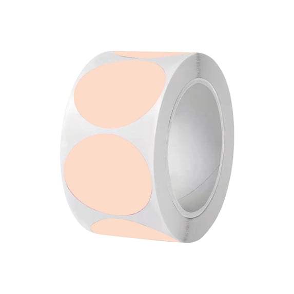 500 Pcs 1 inch Round Stickers Roll, Dots Markings Sticker Decoration ...