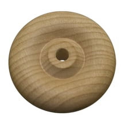 500 Pcs 2" Wood Wheels 5/8"" thickHole size 1/4""Use AP1010 or AP1005 Axle pegs for 1/4"" holes.