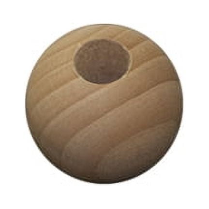 500 Pcs 28".5MM (1-1/8") Wooden Round Beads w/ 3/8" hole