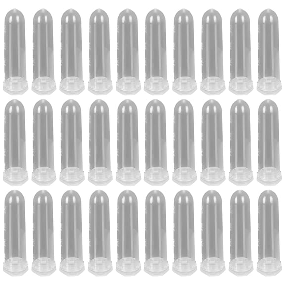500 Pcs 2ml Microcentrifuge Tubes, Round Bottom Plastic Small Vials with Attached Lids & Graduations, Clear Sample Storage Leak Proof Tubes for Scientific Use