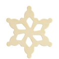 thumbnail image 1 of 500 Pcs 3-1/2" Unfinished wood snowflakes and other Christmas cutouts available at wholesale pricing. In stock and ready for all your Christmas and Holiday craft needs., 1 of 1