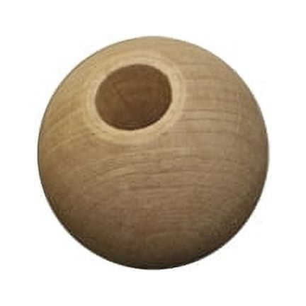 500 Pcs 38MM (1-1/2") Wooden Round Beads w/ 1/2" hole Premium beads are suggested when your projects call for a smooth, quality bead with consistent hole sizes.