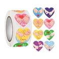 thumbnail image 1 of 500 Pcs Adorable Heart Stickers With Self-Adhesive Backing - For Scrapbooking, Party Decoration, Journal, Craft Projects, Planner, Journal, And Diy Crafts - Multi-Purpose, 1 of 6