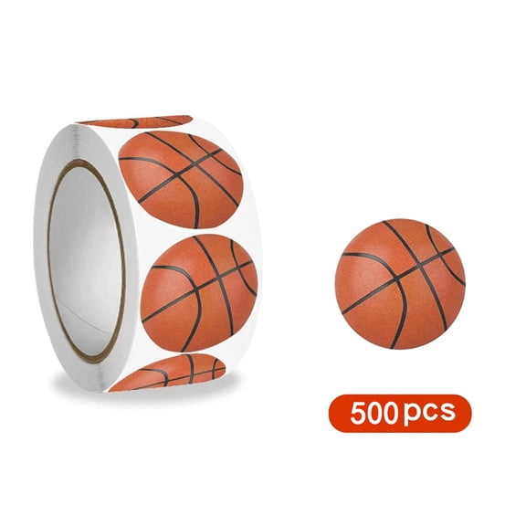 500 Pcs Ball Sports Stickers - Adhesive Paper Decals for Scrapbooking, Gift Packaging, and Decoration - Easy to Use, Durable Stickers for Various Surfaces