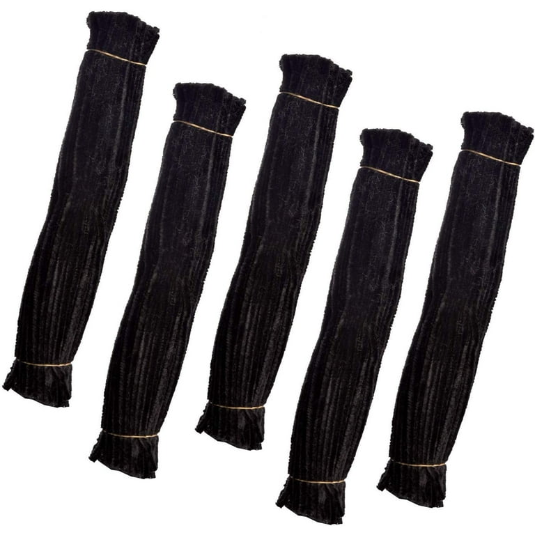 500 Pcs Black Pipe Cleaners,12 inch Chenille Stems for DIY Art Creative  Crafts Decorations 