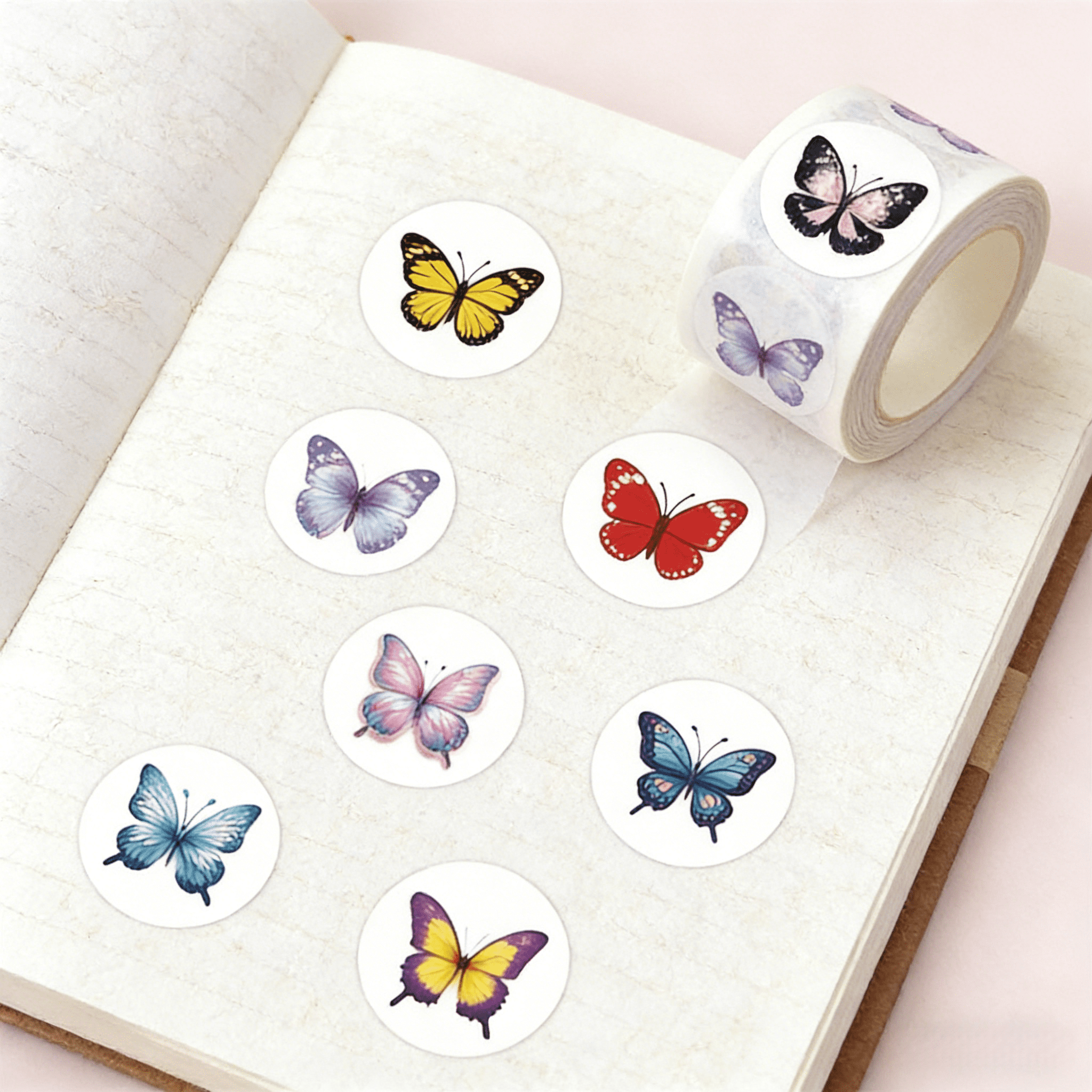 500 Pcs Butterfly Stickers – Bulk Stickers for Kids School Ages, Floral ...