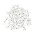 500 Pcs Cable Tie Cable Management Clips Telephone Cable Clips White