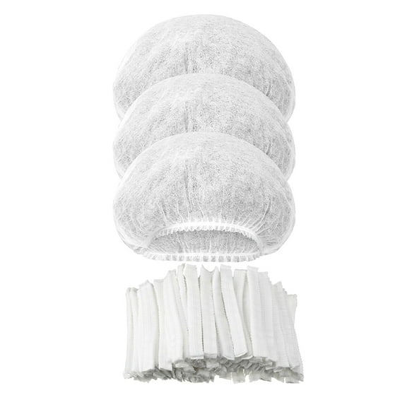 500 Pcs Disposable Bouffant Caps Bulk 21 Inches Disposable Caps for Hair Elastic Dust Cap Hairnets for Food Service B