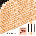 thumbnail image 1 of 500 Pcs Disposable Dual Sided Eyeshadow Brushes,Suitable for Powder Gel Cosmetics,Individually Wrapped Soft Sponge Makeup Applicators for Salon Travel Daily Use Birthday Gifts, 1 of 7