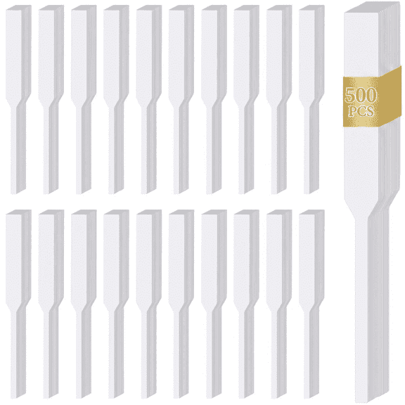 FGHAWQOW 500 Pcs Disposable Scent Strips, Paper Fragrance Tester Strips for Perfume Essential Oil Aromatherapy Testing