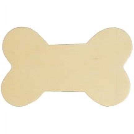500 Pcs Dog Bone Cut Outs3-5/8" long x 2-1/4" wide x approx 1/8" thickMade from birch plywood.