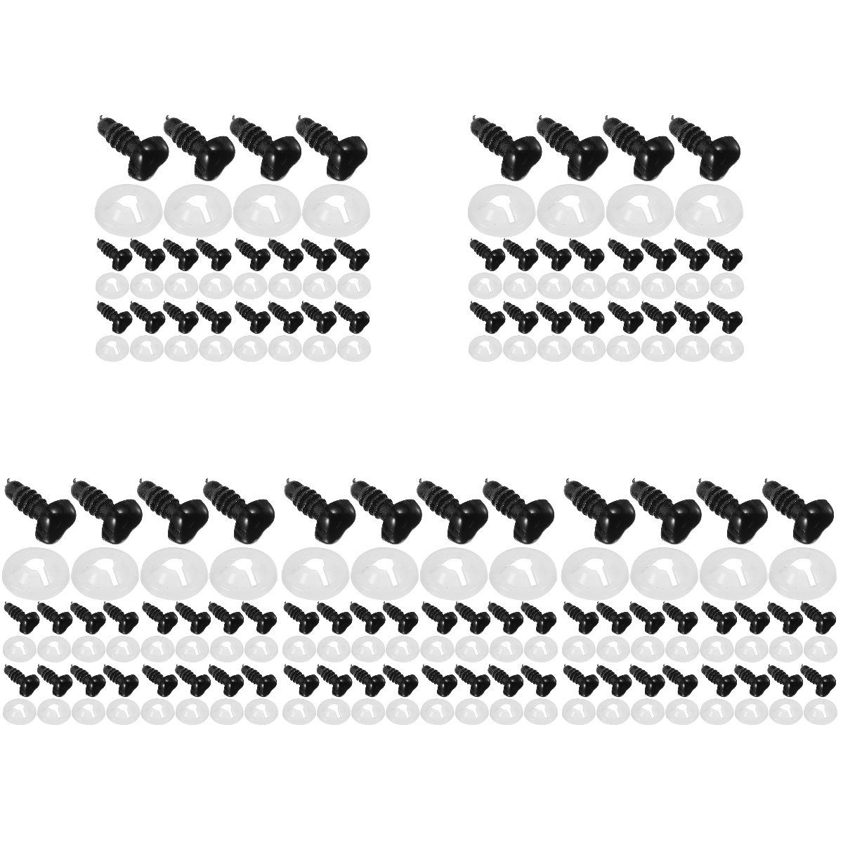 500 Pcs Doll Nose Toy Puppets Stuffed Bears Eyes Home Decoration Bear