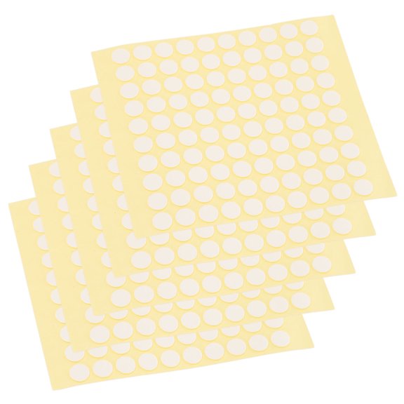 500 Pcs Clear Double-Sided Nano Dot Glue Tape Stickers, Round Adhesive Labels for Crafts, Scrapbooking, and Office Use