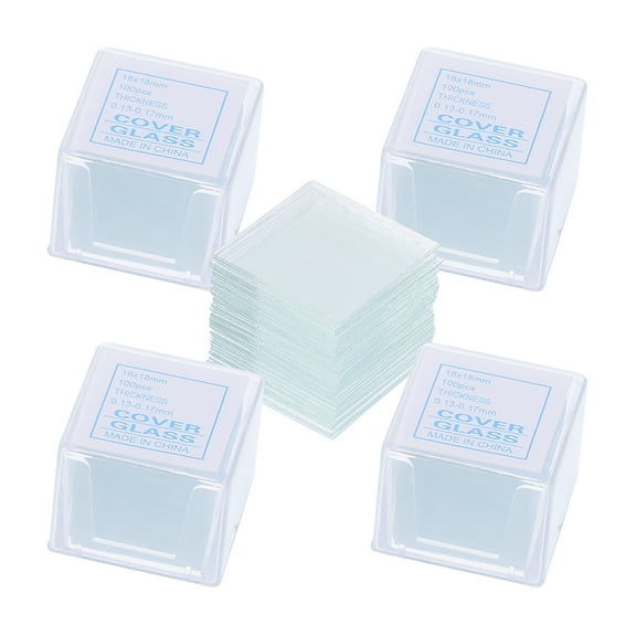 NIAIZEK 500 Pcs Glass Microscope Slides for Lab Use, Clear Prepared Slides for Biology, Science, and Educational Research