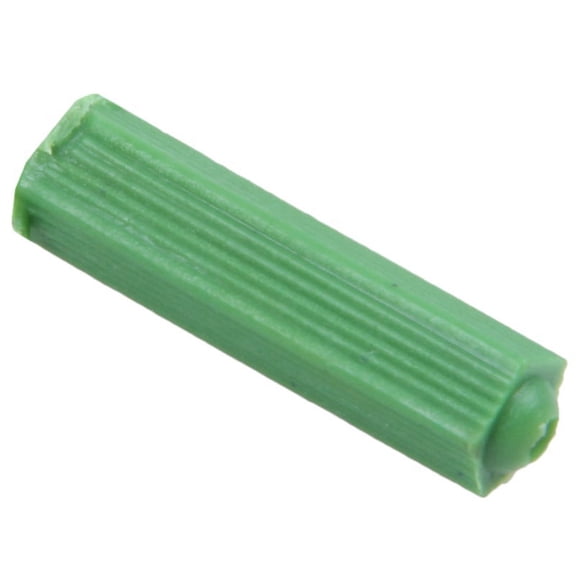 500 Pcs Green Masonry Screw Fixing Wall Anchor Plugs 6mm x 27mm,500(+/-2%) x Plastic Wall Plug,Green