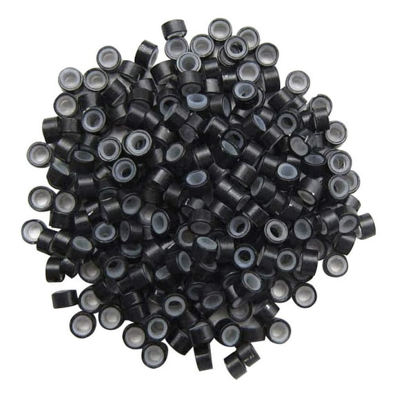 500 Pcs Filigree Tube Hair Braiding Cuffs Hair Braiding Tubes for Hair Gold Hair Accessories Dread Locks Ring