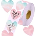 thumbnail image 1 of 500 Pcs Heart Shape Direct Thermal Stickers 2 Inch Color-Code Dot Labels for Thermal Label Printer DIY, 1 of 6