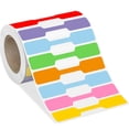 thumbnail image 1 of 500 Pcs Jewelry Tags Roll for Necklace Earring Price Identify, Labelchoice Rectangle Shape Self Adhesive White Blank Dumbbell Jewelry Stickers Labels for Bracelet, Ring, Clothing Display, 1 of 9