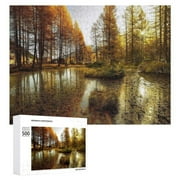 500 Pcs Jigsaw Puzzles The Valley Of The Forest,Fun Games For Adults And Children,Educational Puzzles The Best Gifts For Birthdays And Holidays